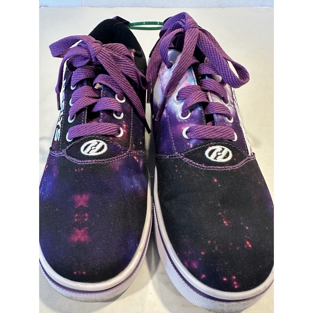 Heely's Force Tennis Shoes Sneakers Roller Shoes Galaxy Purple Youth Size 6